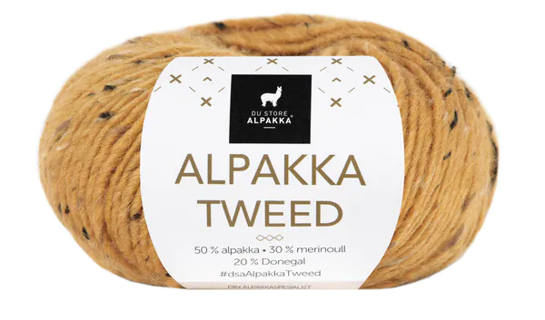 Hovedbilde 118 Alpakka Tweed Gul_utgående farge